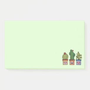 Post-it® Cute Famille Cactus En Aquarelle