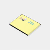 Post-it® Cute Fox et le Baby shower Rabbit (Incliné)