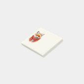 Post-it® Cute Fox in a Red Scarf Autumn Image (Incliné)