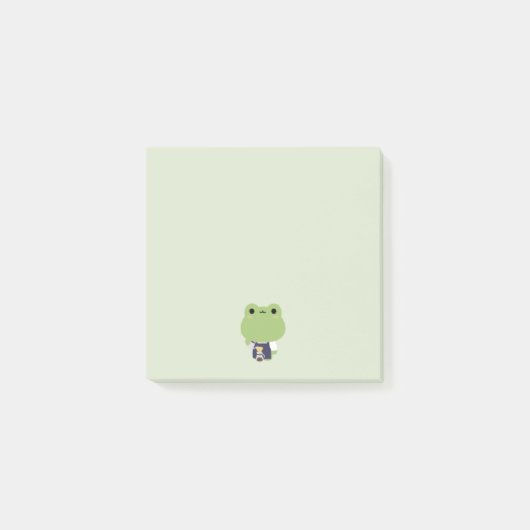 Post-it® Cute Frog Barista (Devant)