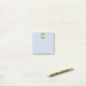 Post-it® Cute frog sticky notes, back to school stationery (Sur un bureau)
