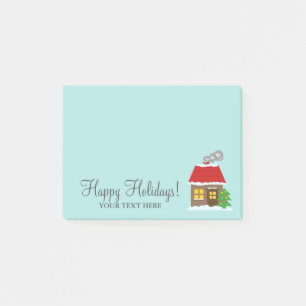 Post-it® Cute gîte personnalisé Noël hiver vacances