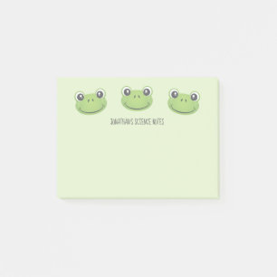 Post-it® Cute Grenouille verte   Retour à l'école   Notes p