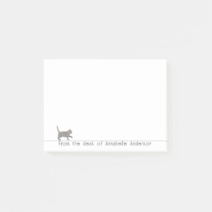 Post-it® Cute Grey Chat Personnaliser les notes