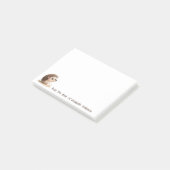 Post-it® Cute Hedgehog Personnaliser les notes (Incliné)
