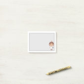 Post-it® Cute infirmière caricature (Sur un bureau)