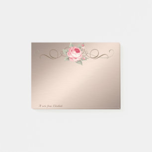 Post-it® Cute Jovely Rose élégant