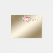 Post-it® Cute Jovely Rose élégant (Devant)
