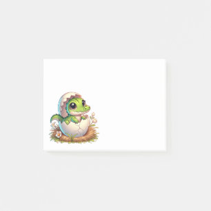 Post-it® Cute Kawaii Baby shower d'éclosion d'alligator béb