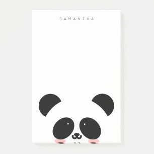 Post-it® Cute Kawaii Panda  Ajouter votre nom