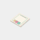 Post-it® Cute Kawaii Style Hamsters de Dessin Personnalisé (Incliné)