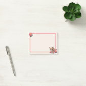 Post-it® Cute Kitty Chat et Rose (Bureau)