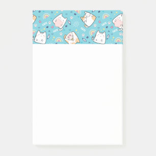 Post-it® Cute Kitty Chat Motif Whimsical