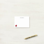 Post-it® Cute Ladybug Kids Personnalisé (Sur un bureau)