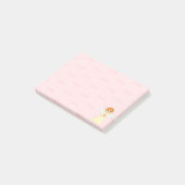 Post-it® Cute Little Angel & Love Motif sur rose (Incliné)