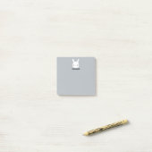 Post-it® Cute Little Bunny Rabbit with Personalized (Sur un bureau)