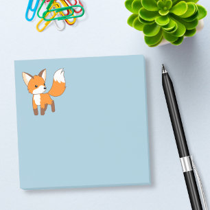 Post-it® Cute Little Fox Blue