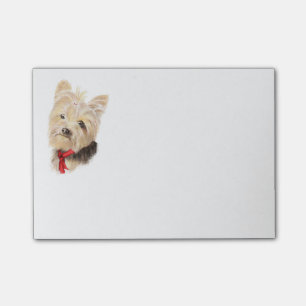 Post-it® Cute Little Watercolor Yorkie Yorkshire Terrier