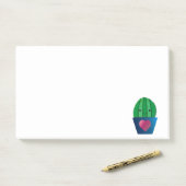 Post-it® Cute Love Cactus (Sur un bureau)
