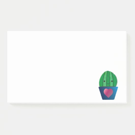 Post-it® Cute Love Cactus (Devant)