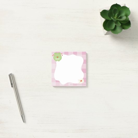 Post-it® Cute love frog sticky notes, back to school (Bureau)