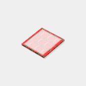Post-it® Cute Motif de tomate rouge personnalisé (Incliné)