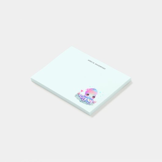 Post-it® Cute Octopus Sea Creator (Incliné)
