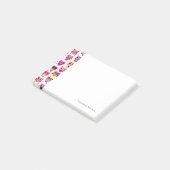 Post-it® Cute owl background (Incliné)