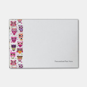Post-it® Cute owl background