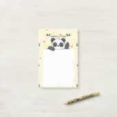 Post-it® Cute Panda (Sur un bureau)