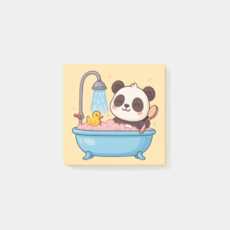 Post-it® Cute Panda Carnet de bain