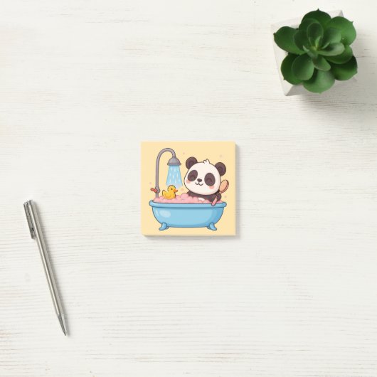 Post-it® Cute Panda Carnet de bain (Bureau)