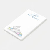 Post-it® Cute Pastel Bunny Pâques Simple Classique Minimali (Incliné)