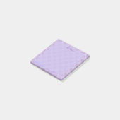 Post-it® Cute Pastel Chic Lavande Personnalisée (Incliné)