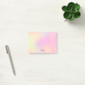 Post-it® Cute Pastel esthétique Arc-en-ciel couleur 4x3 Per (Bureau)