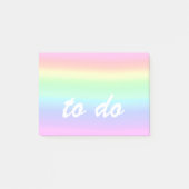 Post-it® Cute Pastel Rainbow À faire (Devant)