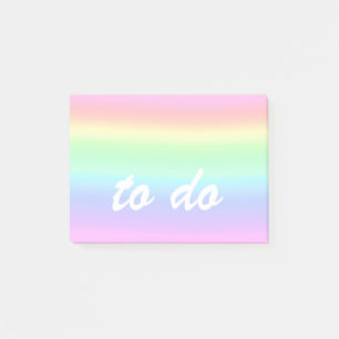 Post-it® Cute Pastel Rainbow À faire