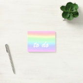 Post-it® Cute Pastel Rainbow À faire (Bureau)
