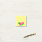 Post-it® Cute pastèque aquarelle pop art fruit (Sur un bureau)