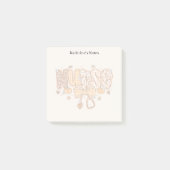 Post-it® Cute patchwork d'automne Infirmière Travailleuse M (Devant)