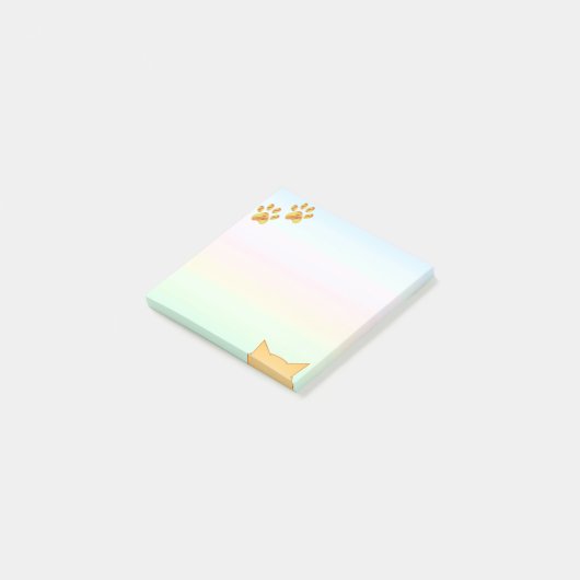 Post-it® Cute pattes de chat (Incliné)