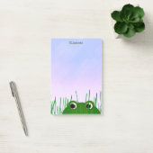 Post-it® Cute peeking grenouille personnalisée (Bureau)