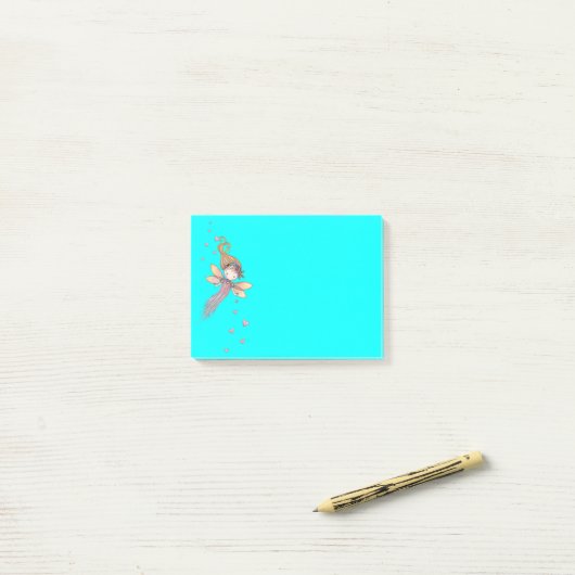 Post-it® Cute Petite Fée (Sur un bureau)