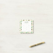 Post-it® Cute Pots illustrés de succulents et de cactus (Sur un bureau)