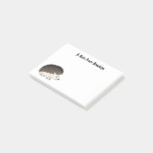 Post-it® Cute prickly hedgehog cartoon (Incliné)