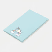 Post-it® Cute Rainbow et Unicorn (Incliné)