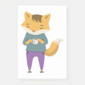 Post-it® Cute renard avec tasse de thé (Devant)