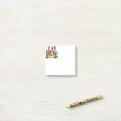Post-it® Cute Safari Animals Personalized Sticky Notes (Sur un bureau)