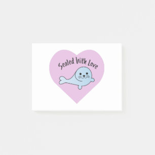 Post-it® Cute scellée avec amour