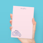 Post-it® Cute serpent rose et pourpre